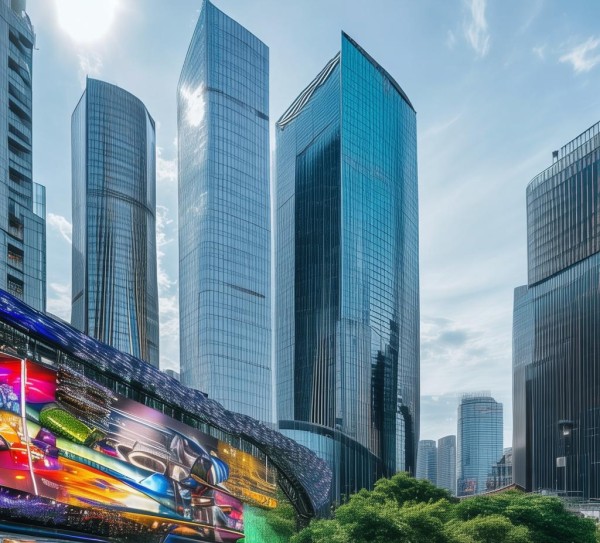 颍上 city，发展与创新的完美结合，采用LED广告，为城市注入无限可能。