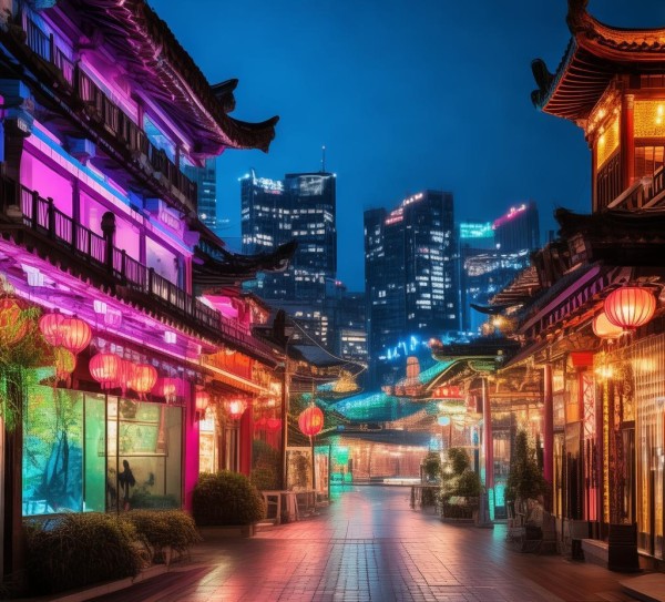 杭州广告灯光设计规划，历史与现代的融合